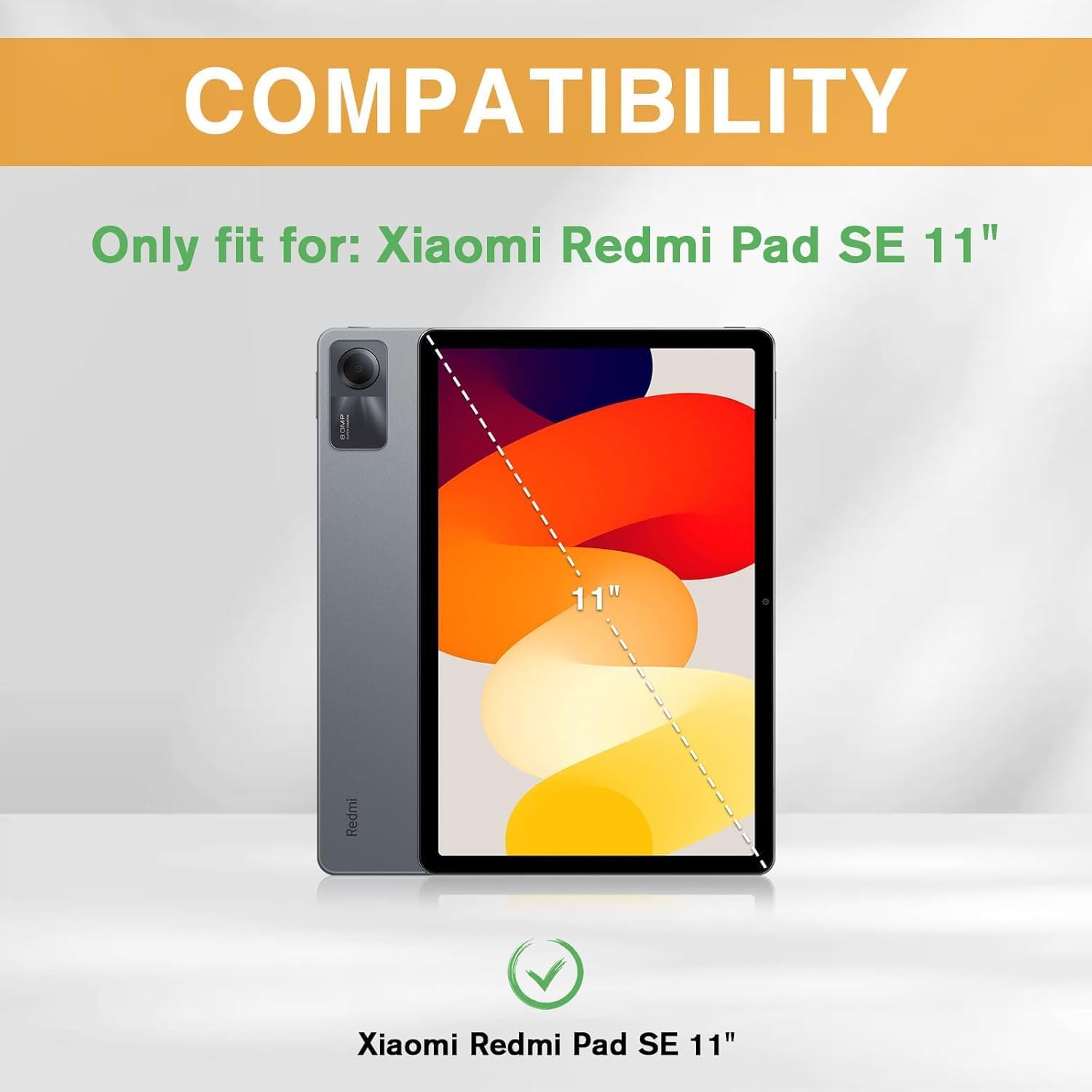 Detalle 2 de ProCase Hülle Redmi Pad SE 11 Zoll dünn lila