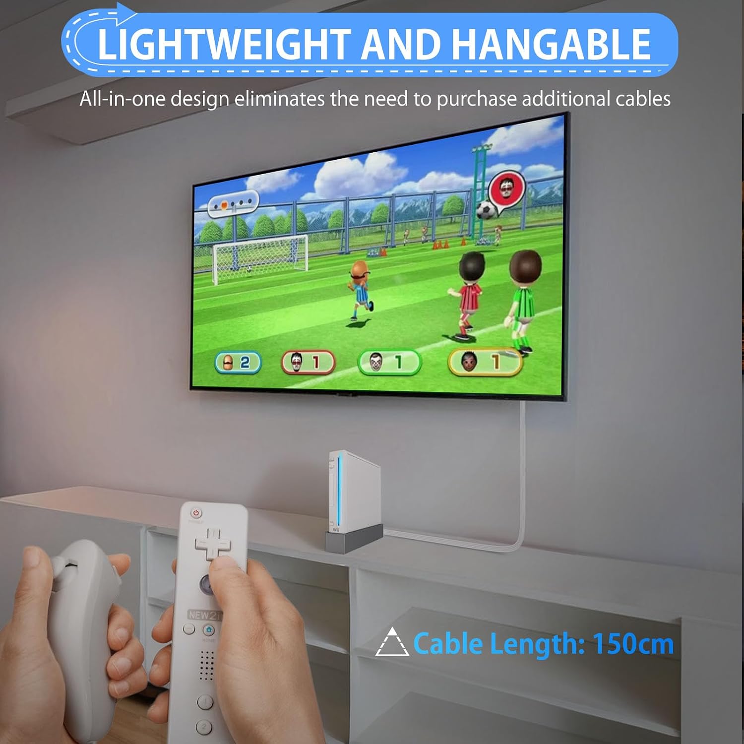 Thumbnail 4 de CAMWAY Wii to HDMI Converter 1080P