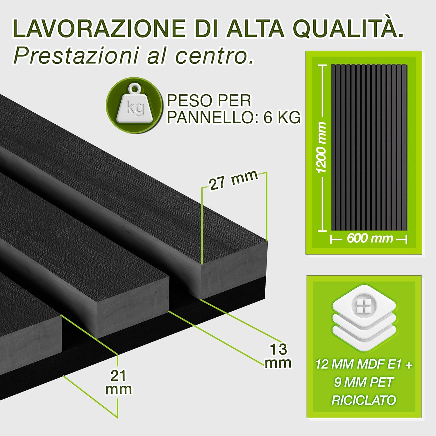 Thumbnail 1 de TRESKO 4 pannelli acustici in legno