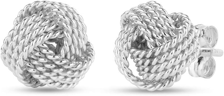Thumbnail 4 de LeCalla Love-Knoten Ohrring 8 mm Silber 925