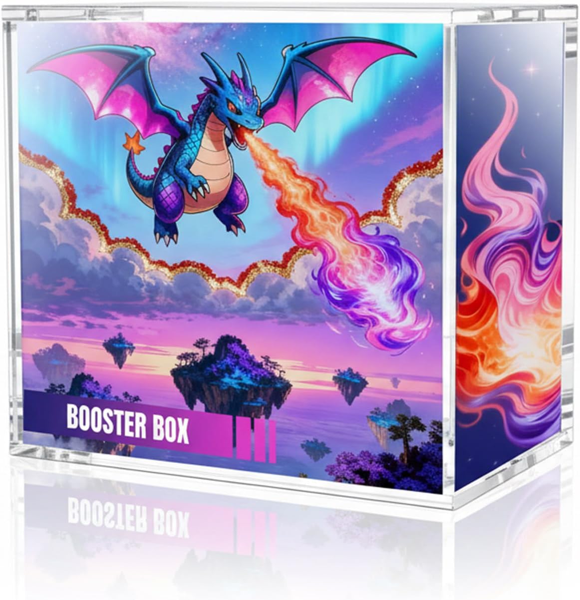 Wigearss Boîte Magnétique pour Booster Box 13,8×12,5×7,7 cm