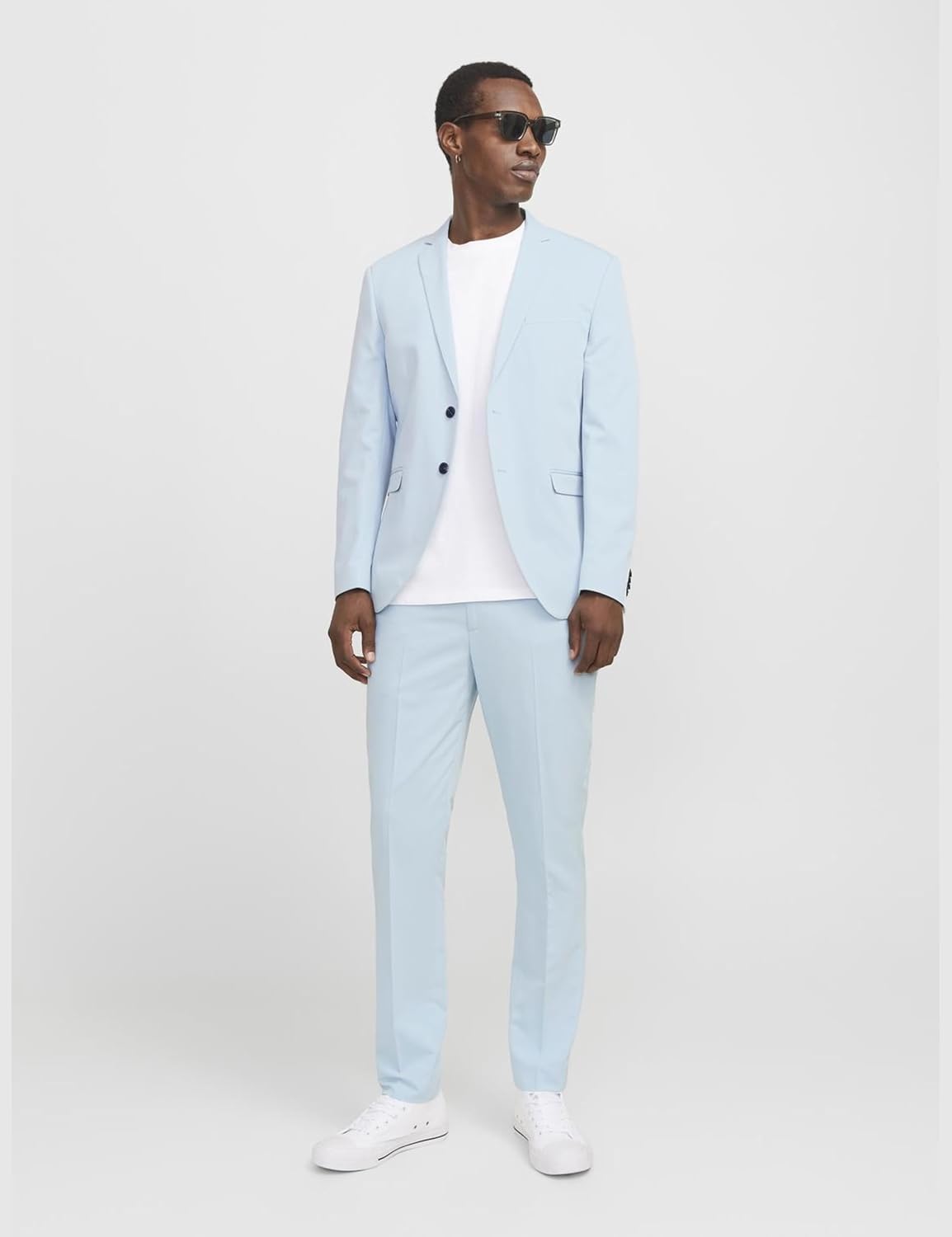 Thumbnail 3 de JACK & JONES Herren Anzug: einreihiger Blazer und Hose im Super Slim Fit (JPRFRANCO)
