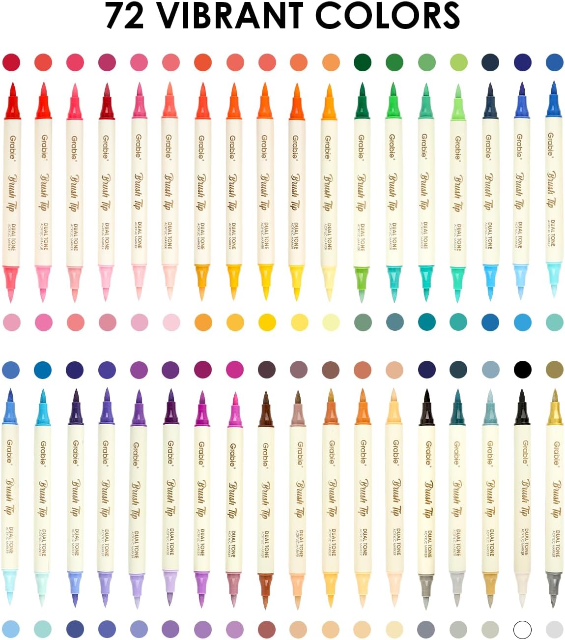 Thumbnail 4 de Grabie Set pennarelli acrilici 36 colori