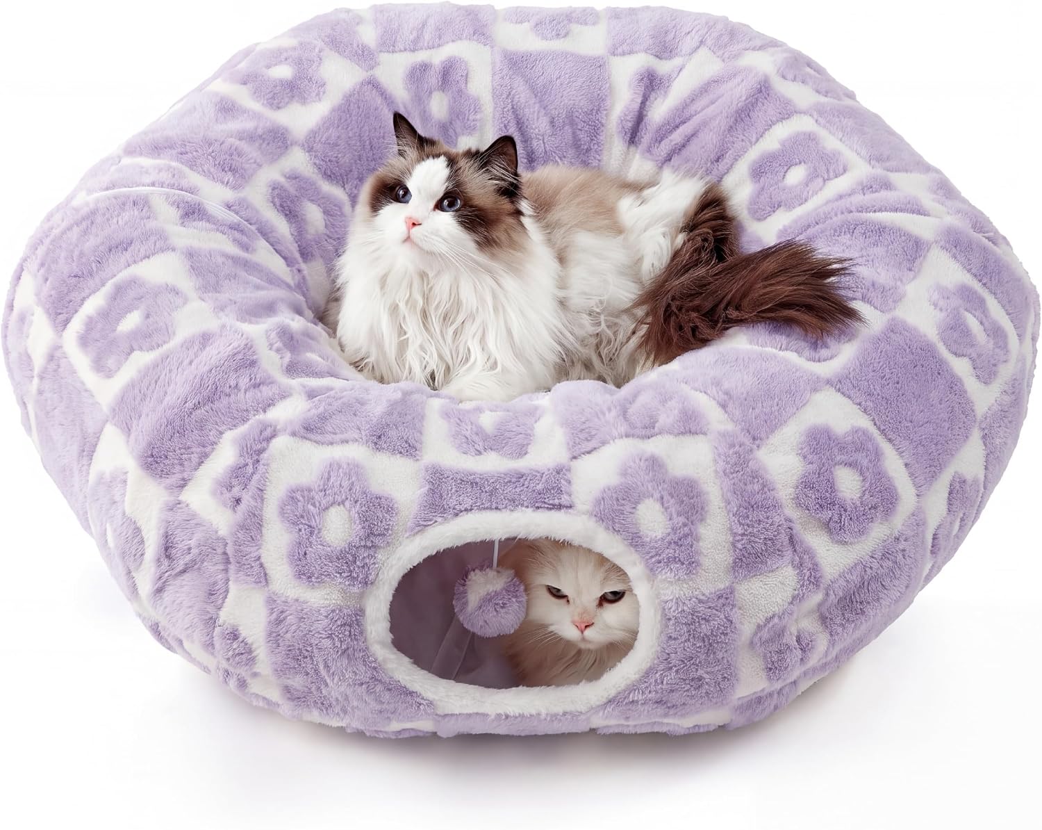 Thumbnail 6 de Lesure Cat Tunnel Bed 39.5 x 39.5 x 10 in