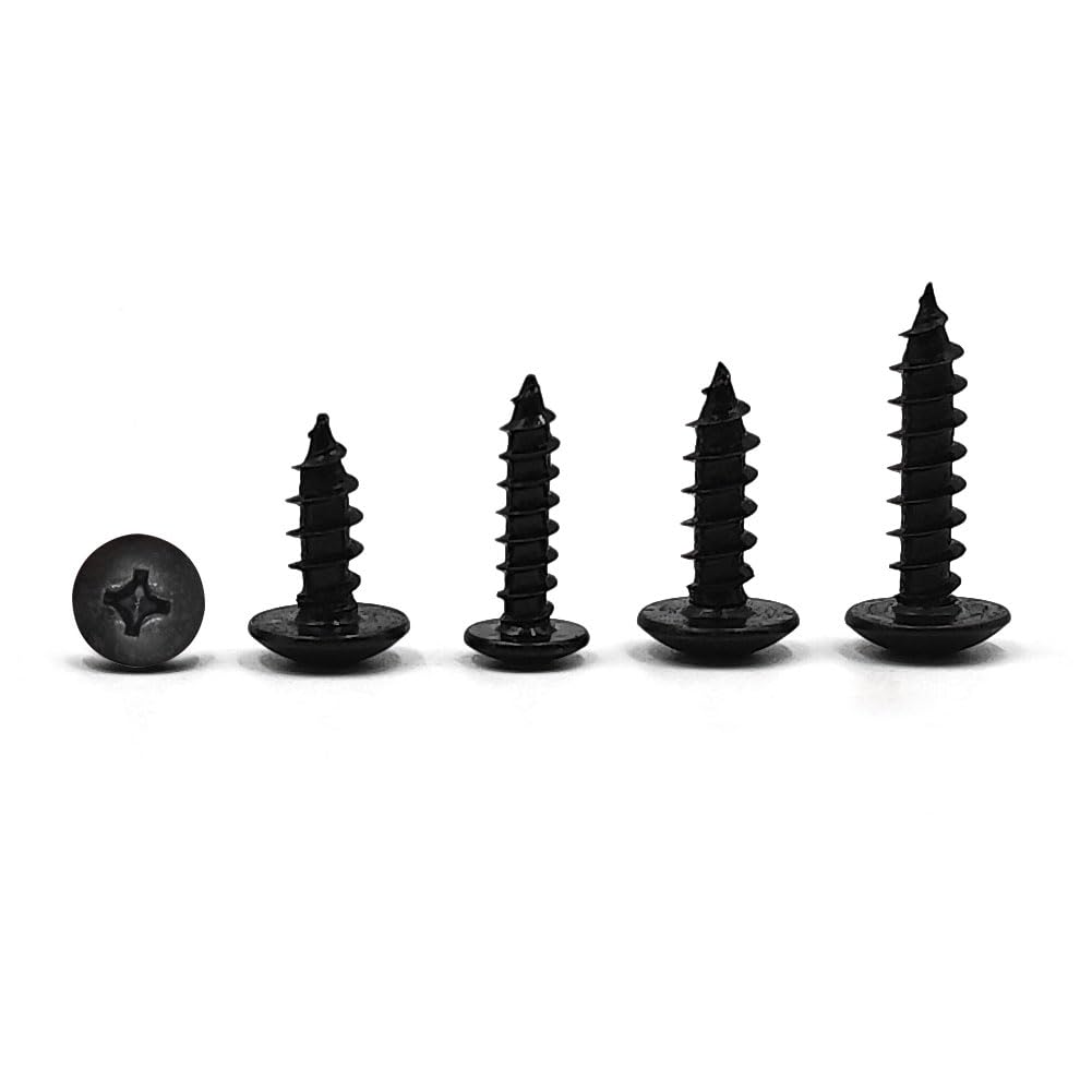 Thumbnail 3 de SHUNCHG 20 Stück: M3 x 18 mm Selbstschneidende Holzschrauben mit Flansch und Pilzkopf – robust, vielseitig einsetzbar