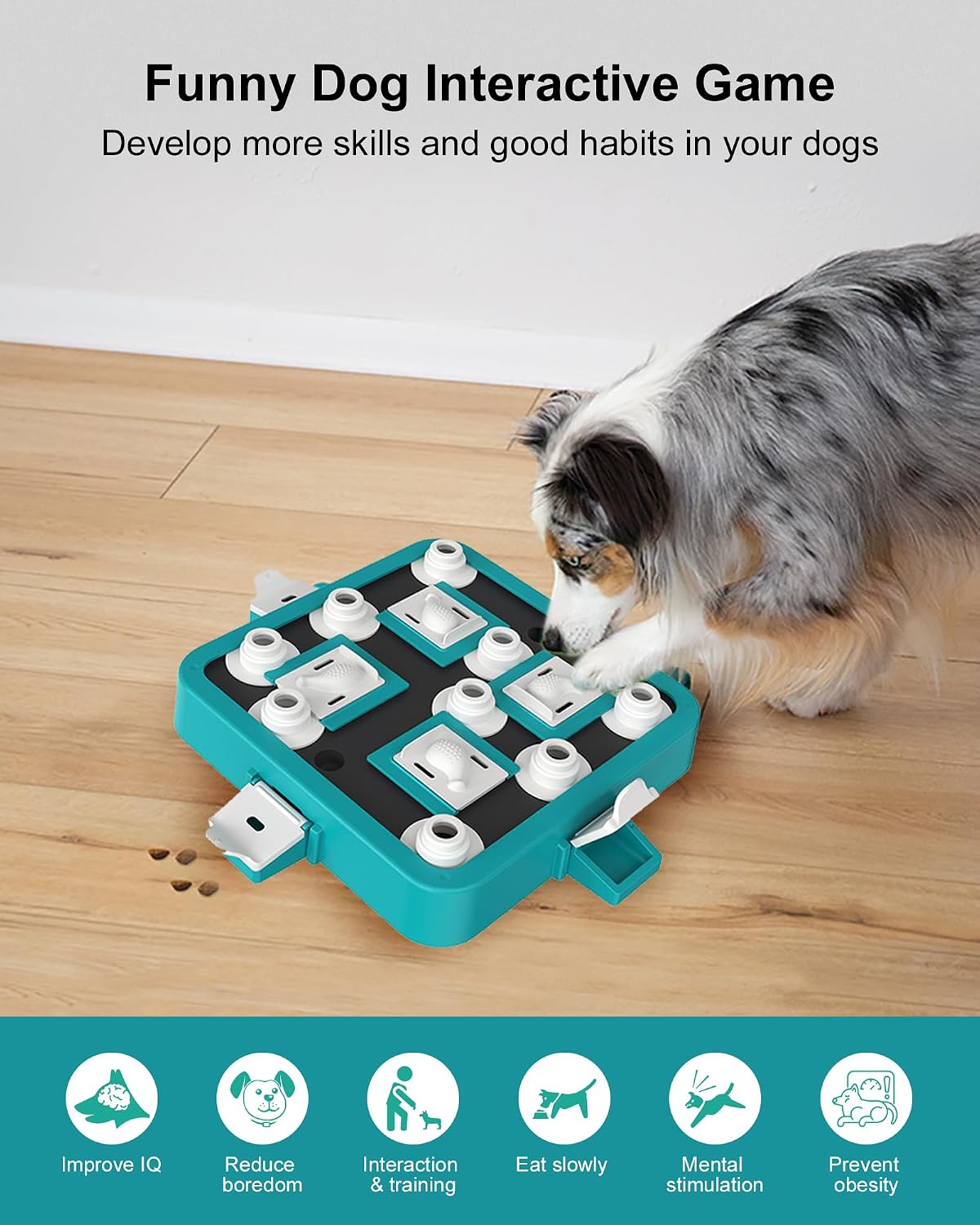 Thumbnail 1 de LACCEN Hundespielzeug Intelligenz „Level 3 in 1“ – interaktives Puzzle zur Futterbelohnung