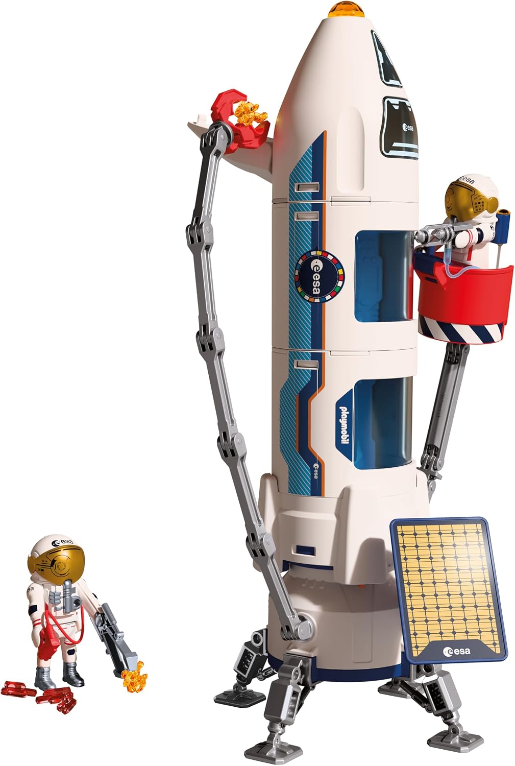 Detalle de PLAYMOBIL Space ESA Mars-Forschungsrakete 72011 – Modulares Weltraum‑Set ab 4 Jahren