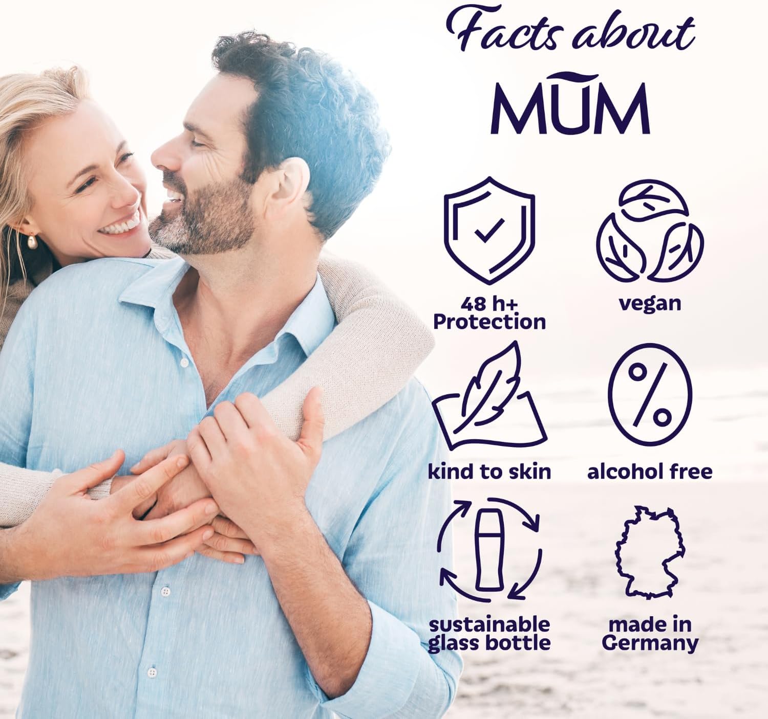 Thumbnail 6 de Mum Unperfumed Roll On Deodorant (50 ml) – 6 Pack, Alcohol Free & Fragrance Free