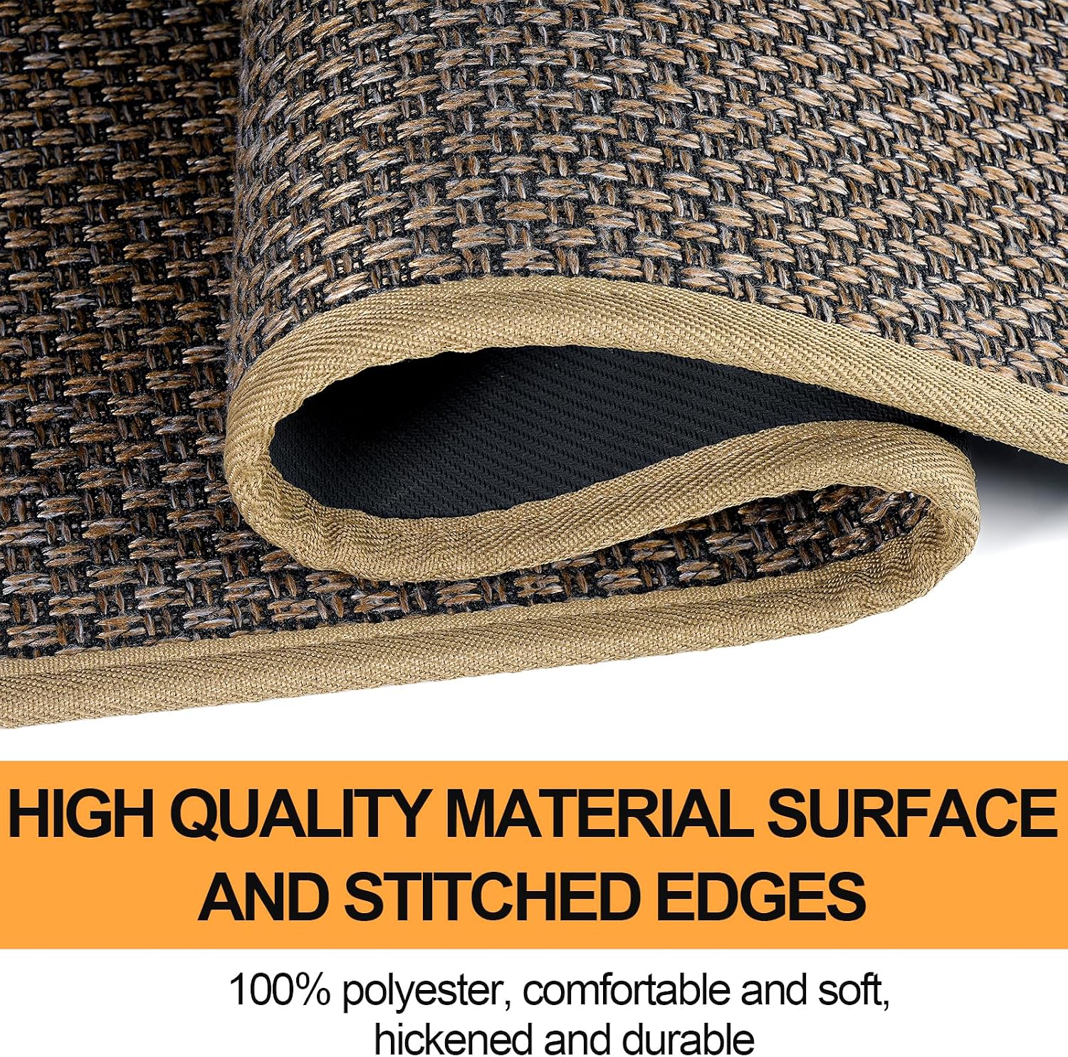 Detalle de SUMLANS Kitchen Mat Set of 2 PCS: Cushioned, Non-Slip, Absorbent Runners for Kitchen Floors