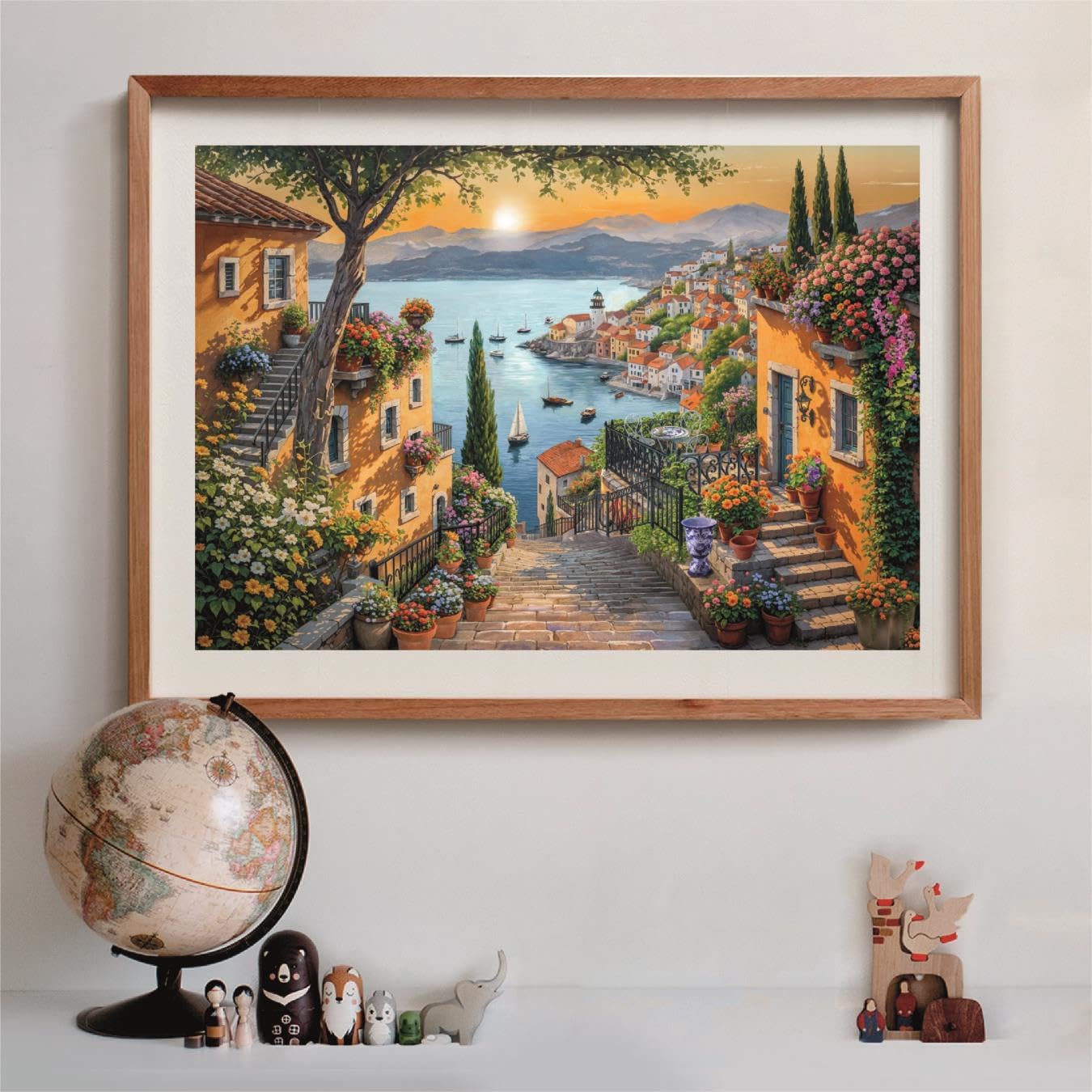 Detalle de Clementoni Puzzle Collection Steps to The Harbor (31729) – 1500 Teile, Compact Box