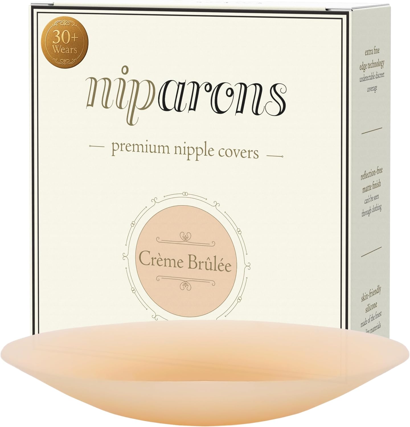 Detalle de Niparons Premium Nipple Covers – Invisible Adhesive Reusable Silicone Nipple Covers