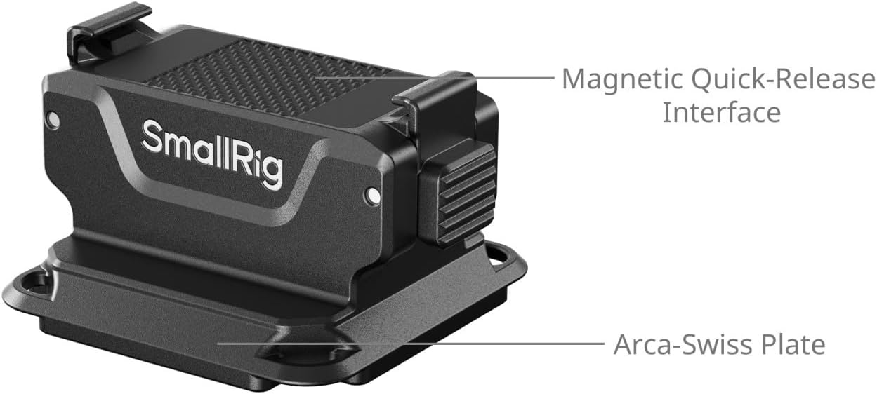 Detalle 2 de SMALLRIG Adattatore bidirezionale da attacco Arca-Swiss per DJI Osmo Series 6014