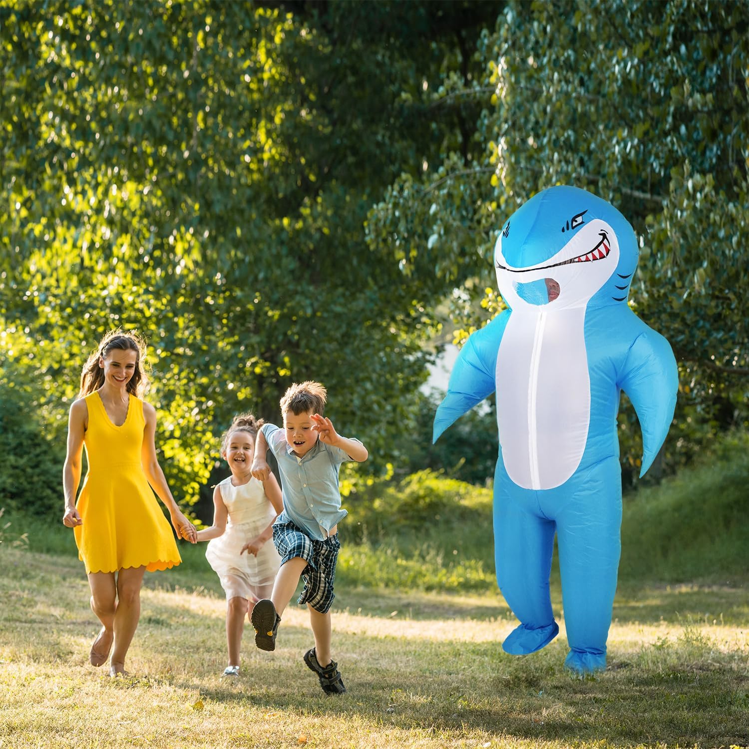 Thumbnail 6 de M MH ZONE Inflatable Shark Costume