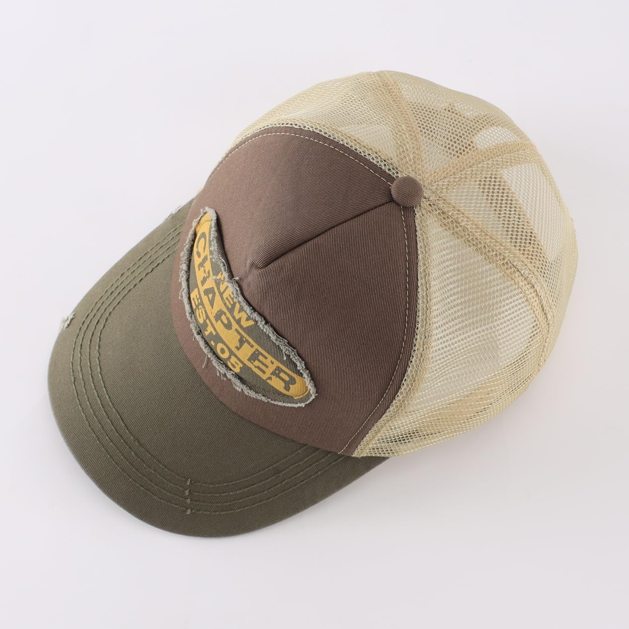 Thumbnail 4 de Decentron Mens Vintage Mesh Trucker Hat – Adjustable Snapback Cap