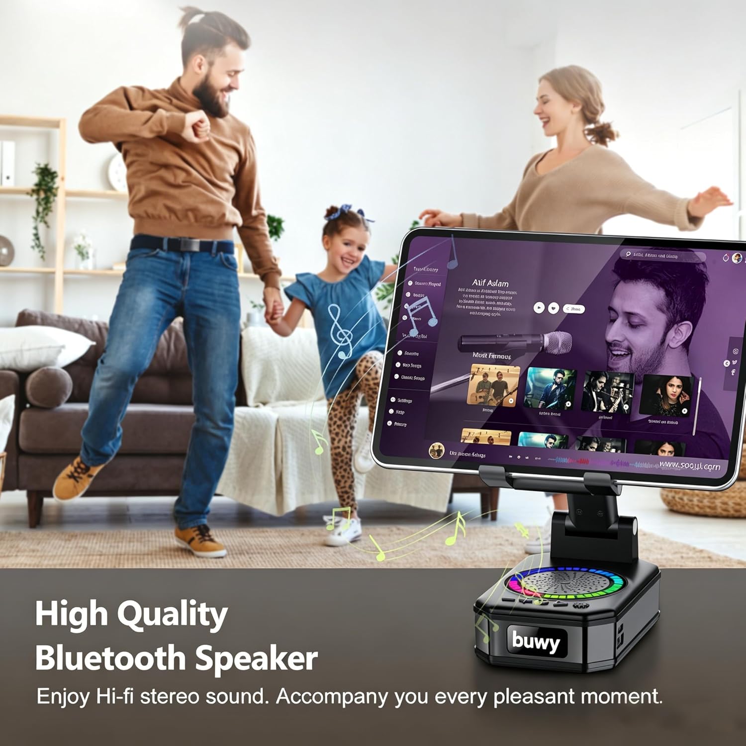 Thumbnail 6 de Gifts for Men and Women: 5-in-1 Phone Stand with Bluetooth Speaker and Wireless Charger (CP8 Pro)