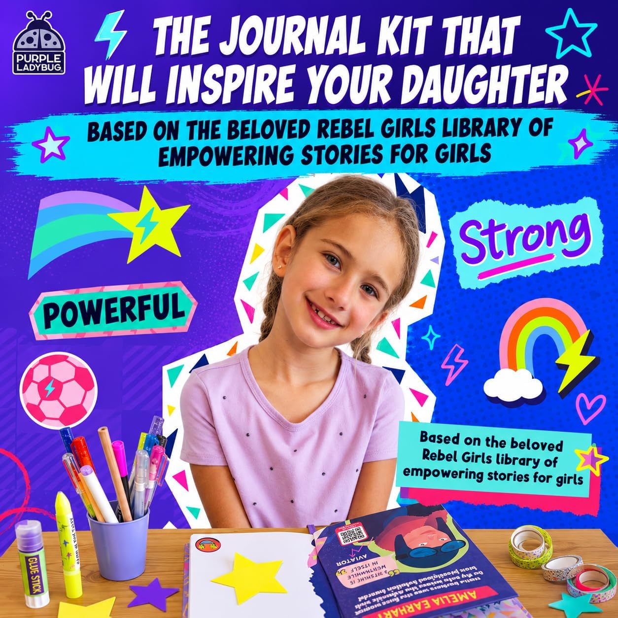 Thumbnail 4 de Rebel Girls DIY Journal Kit for Girls 6-12