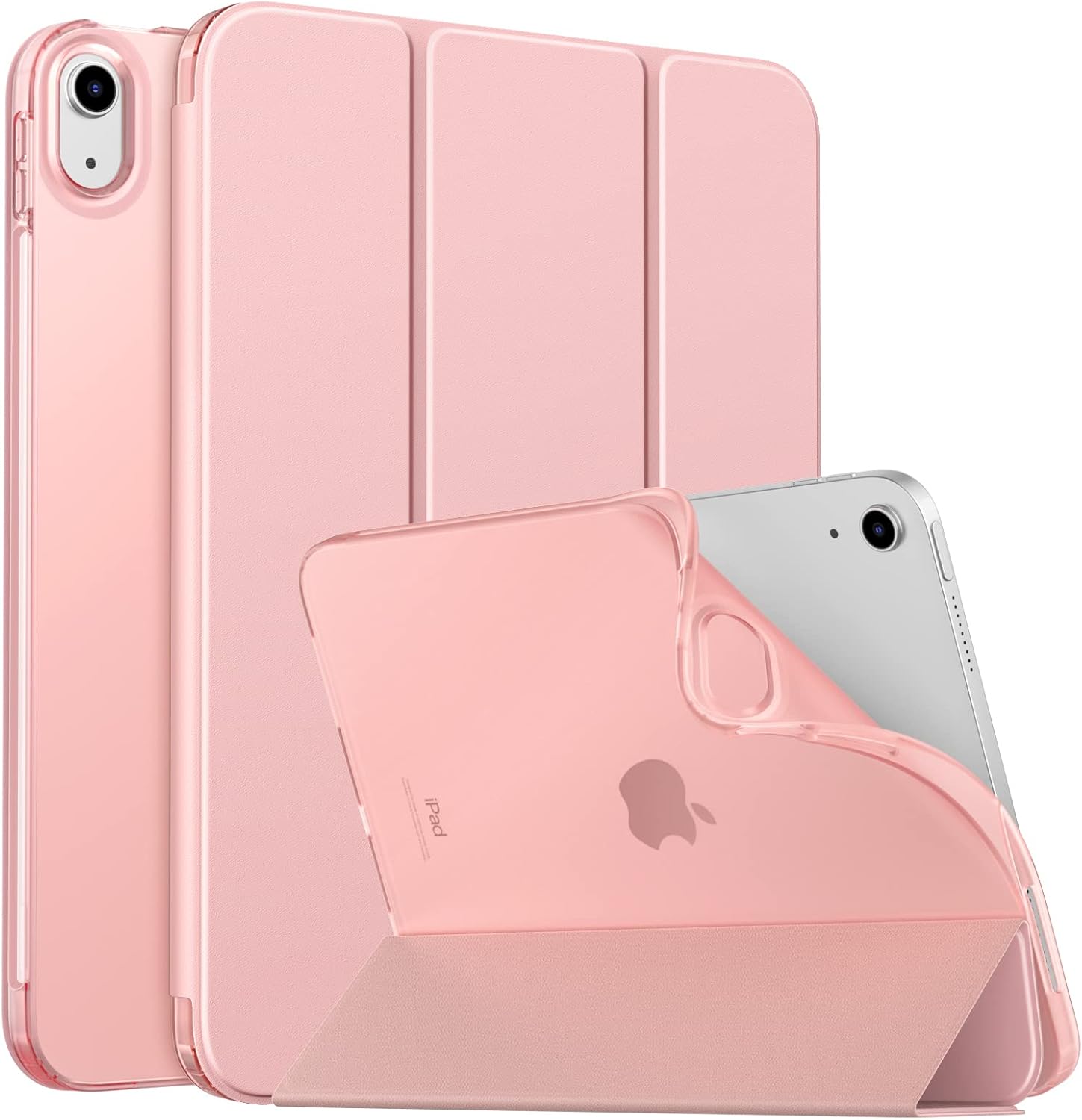 Detalle de MoKo Hülle für iPad (A16) 11. Generation / 10. Generation – Rosagold, 11 Zoll bzw. 10,9 Zoll