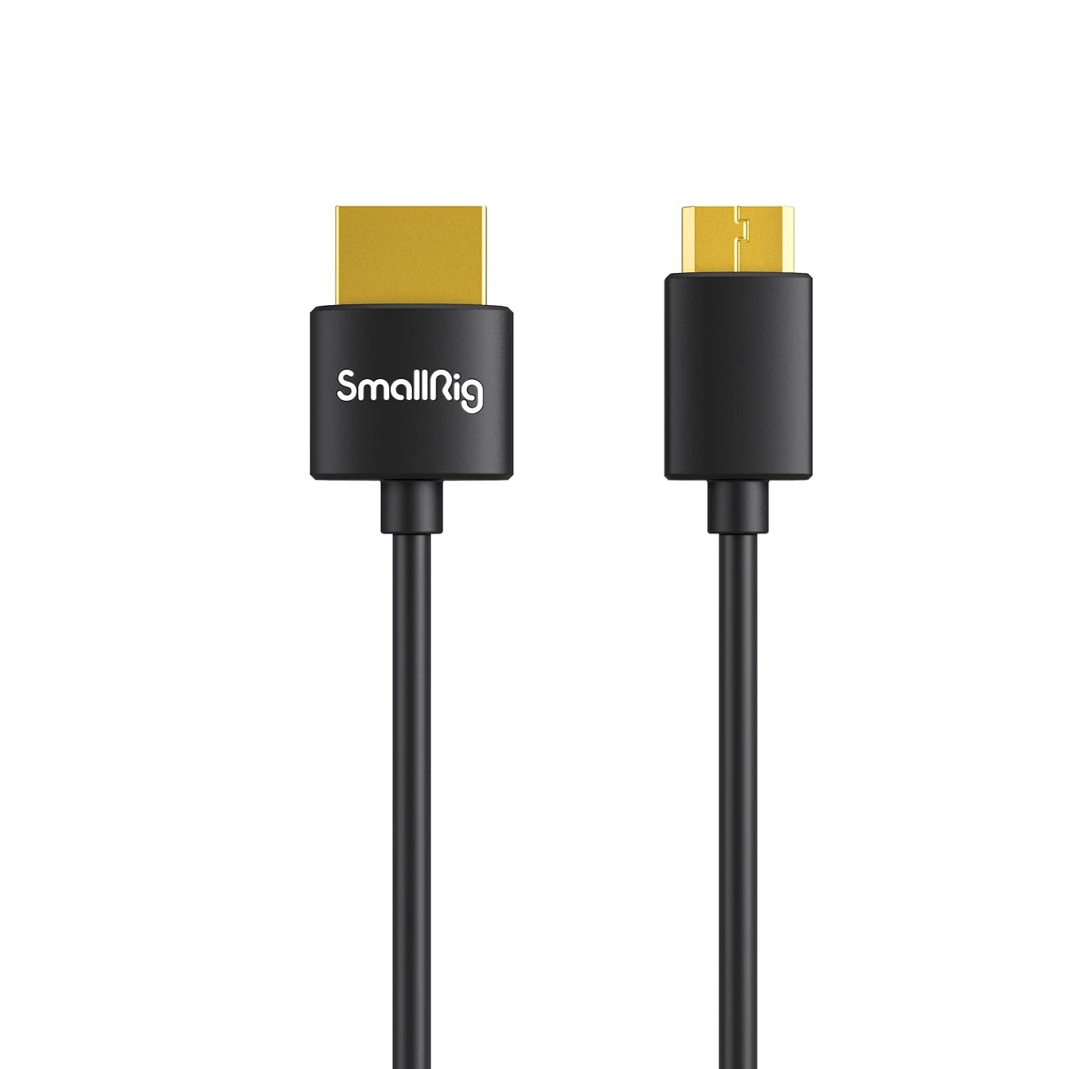 Detalle de SMALLRIG 3040 kabel HDMI 2.0 4K 60 Hz, 35 cm, złącza C–A