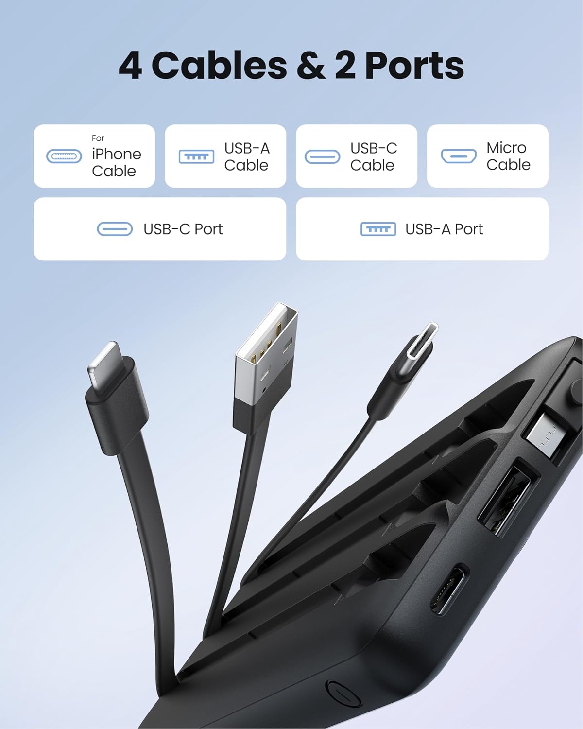 Detalle 2 de Coowisty Slim 10000mAh power bank