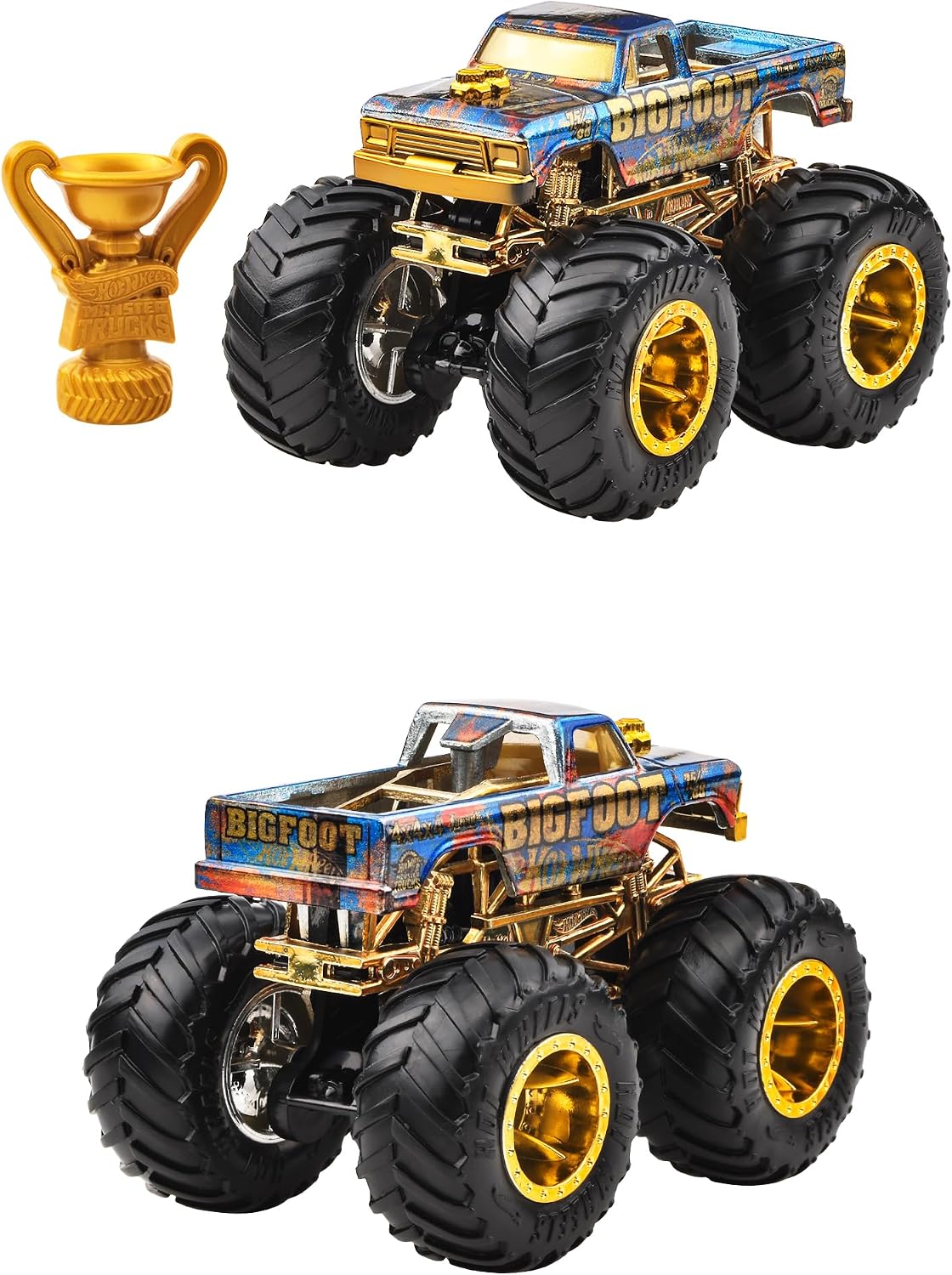 Thumbnail 1 de Hot Wheels JDV96-986D モンスタートラックトロフィー チャンピオンアソート 1/64・6台入り