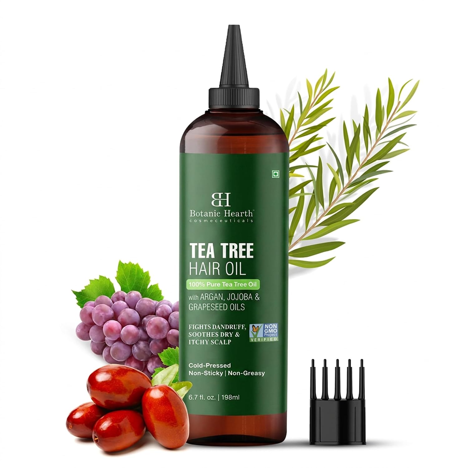 Detalle de Botanic Hearth Hair Oil 6.7 Fl Oz