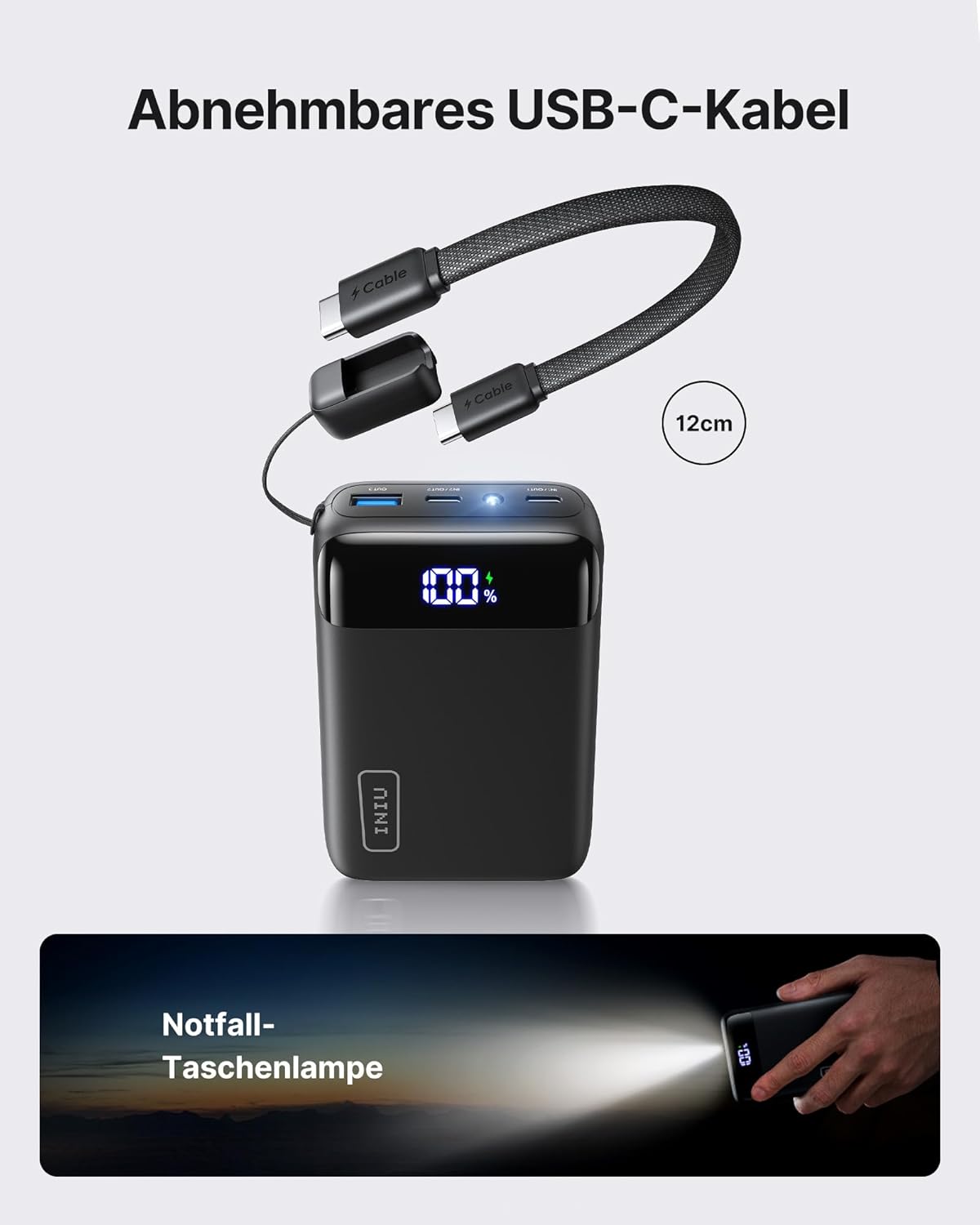 Thumbnail 4 de INIU Power Bank Ultra Klein 20000mAh 22,5W