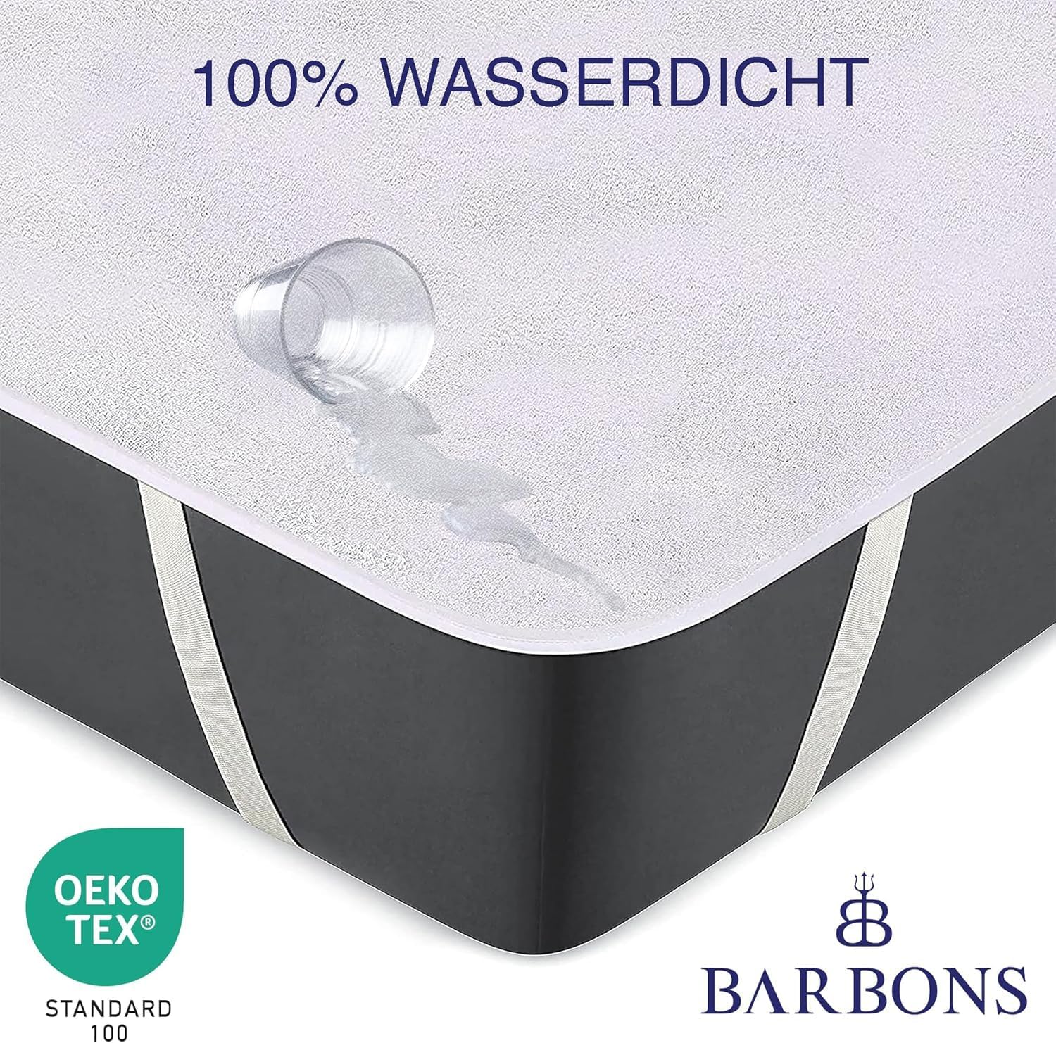 Thumbnail 3 de BARBONS Matratzenschoner 140x200 wasserdicht