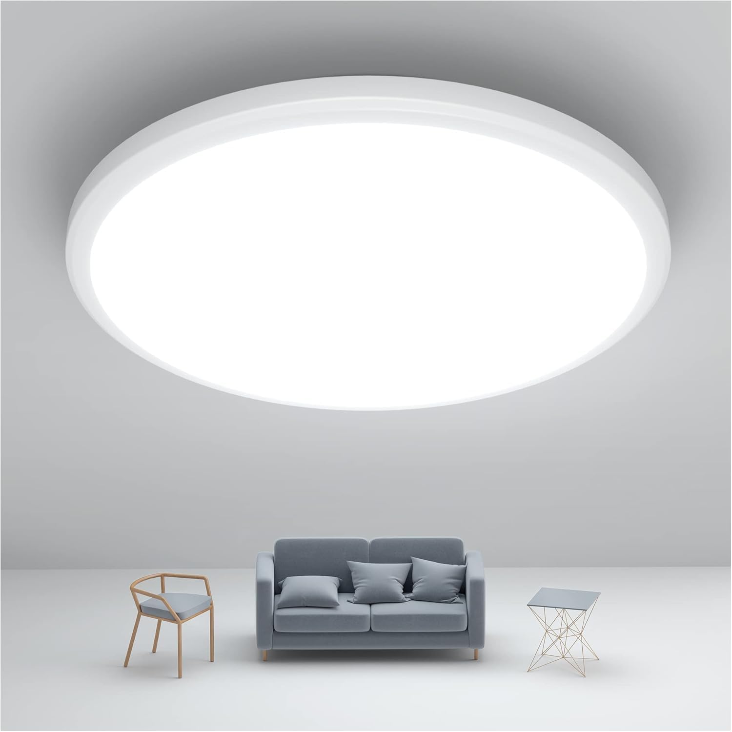 Detalle de JONMONSM Led Deckenleuchte Flach 25W