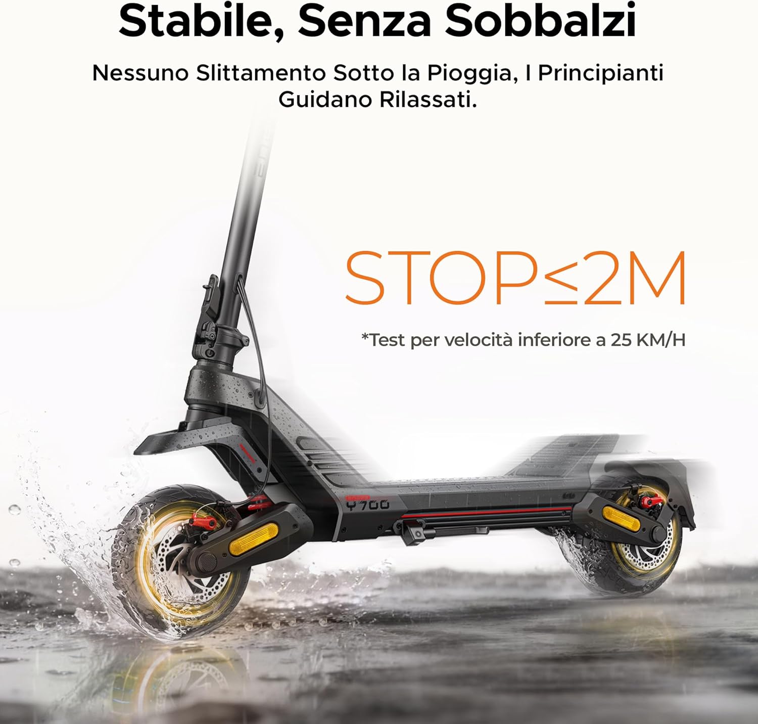 Detalle de ENGWE Y700: Monopattino Elettrico Pieghevole con Batteria 48V 18.2Ah, NFC/Bluetooth, Autonomia fino a 85 km