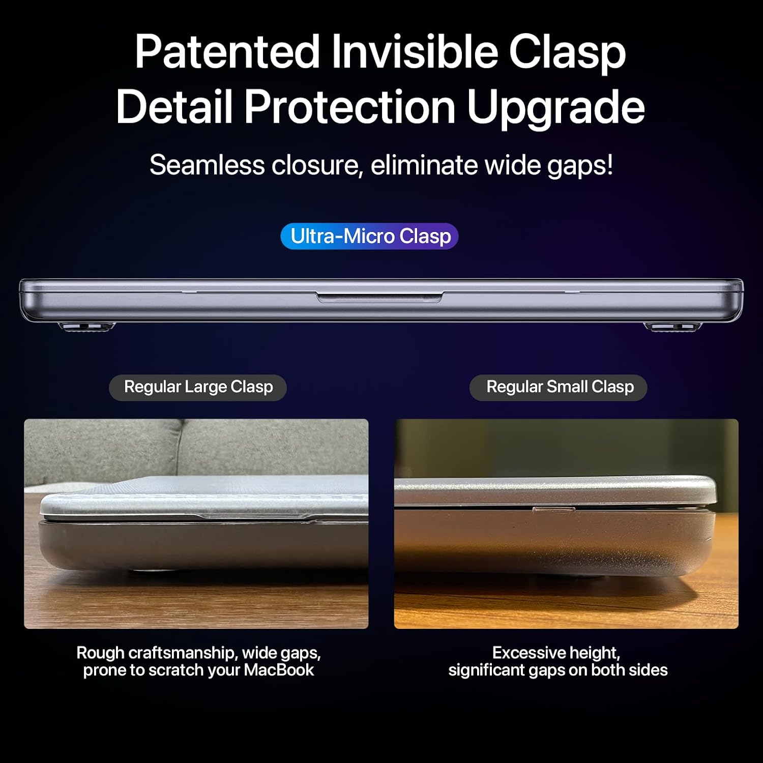Thumbnail 6 de Soonjet MacBook Pro 16-Inch Case, Clear Matte Polycarbonate Hard Shell