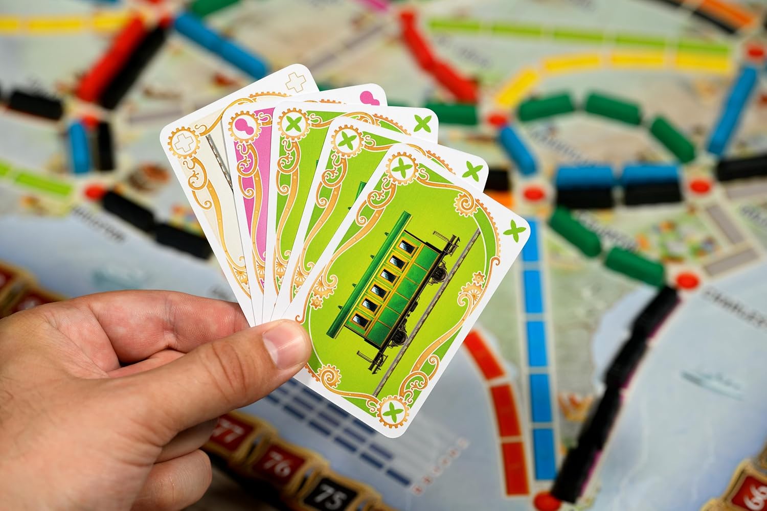 Thumbnail 6 de Ticket to Ride Board Game (2025 Refresh) – Cross-Country Train Adventure for Family and Friends