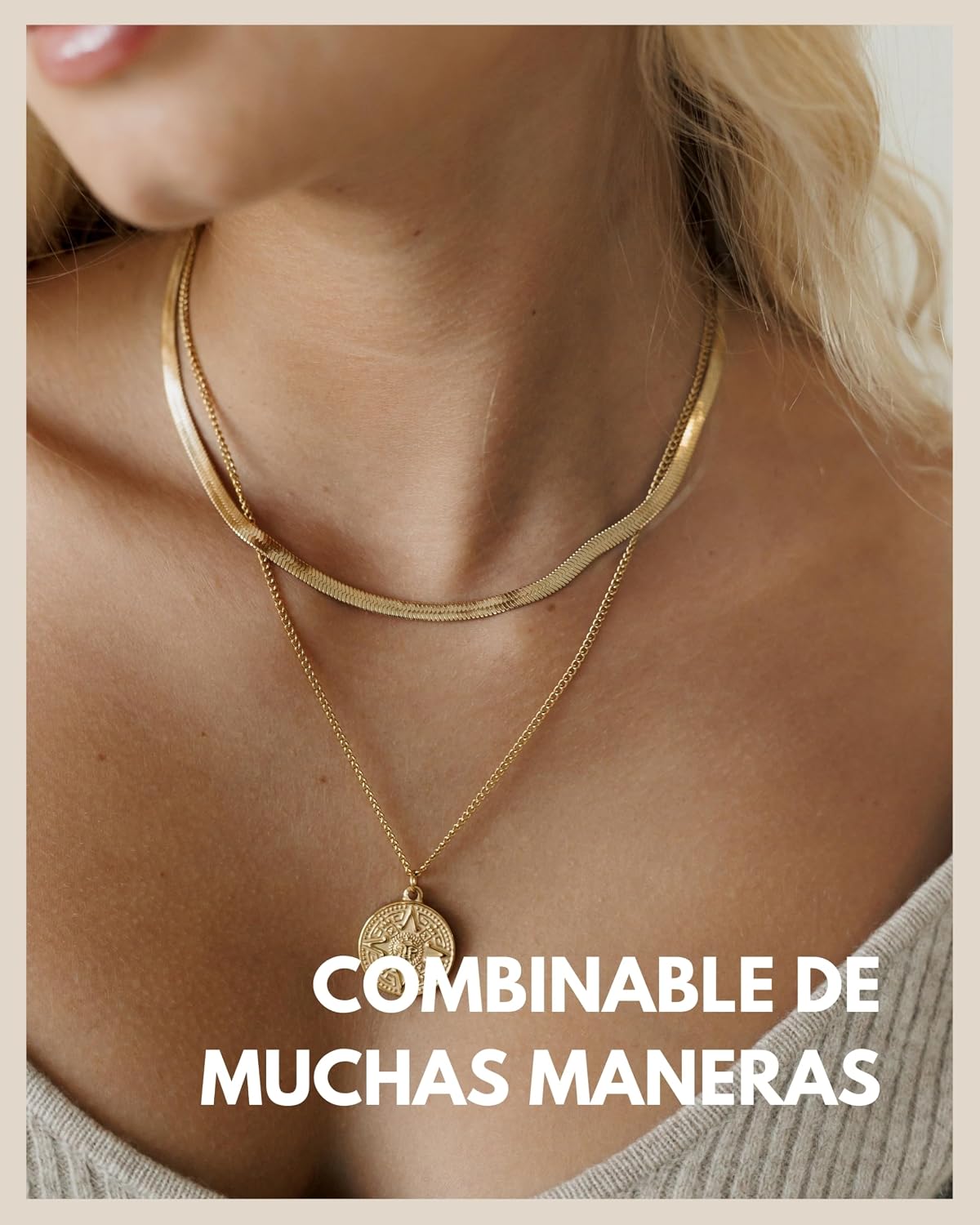 Detalle 2 de Good.Designs Collar de Conchas ajustable para mujer