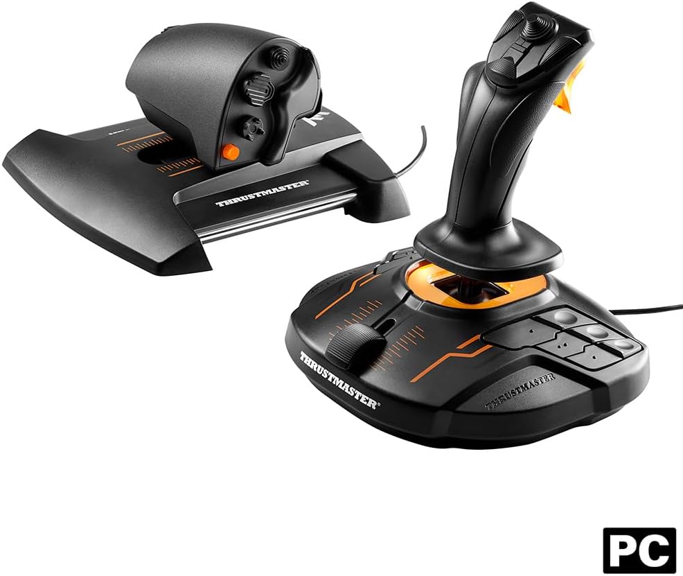 Detalle de Thrustmaster T.16000M FCS HOTAS – Flight Stick & TWCS Schubregler mit H.E.A.R.T Magnet-Technologie