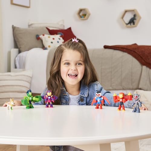 Detalle de Marvel Iron Man and His Awesome Friends Pack Avengers en Armure – Figurines articulées (6 personnages)