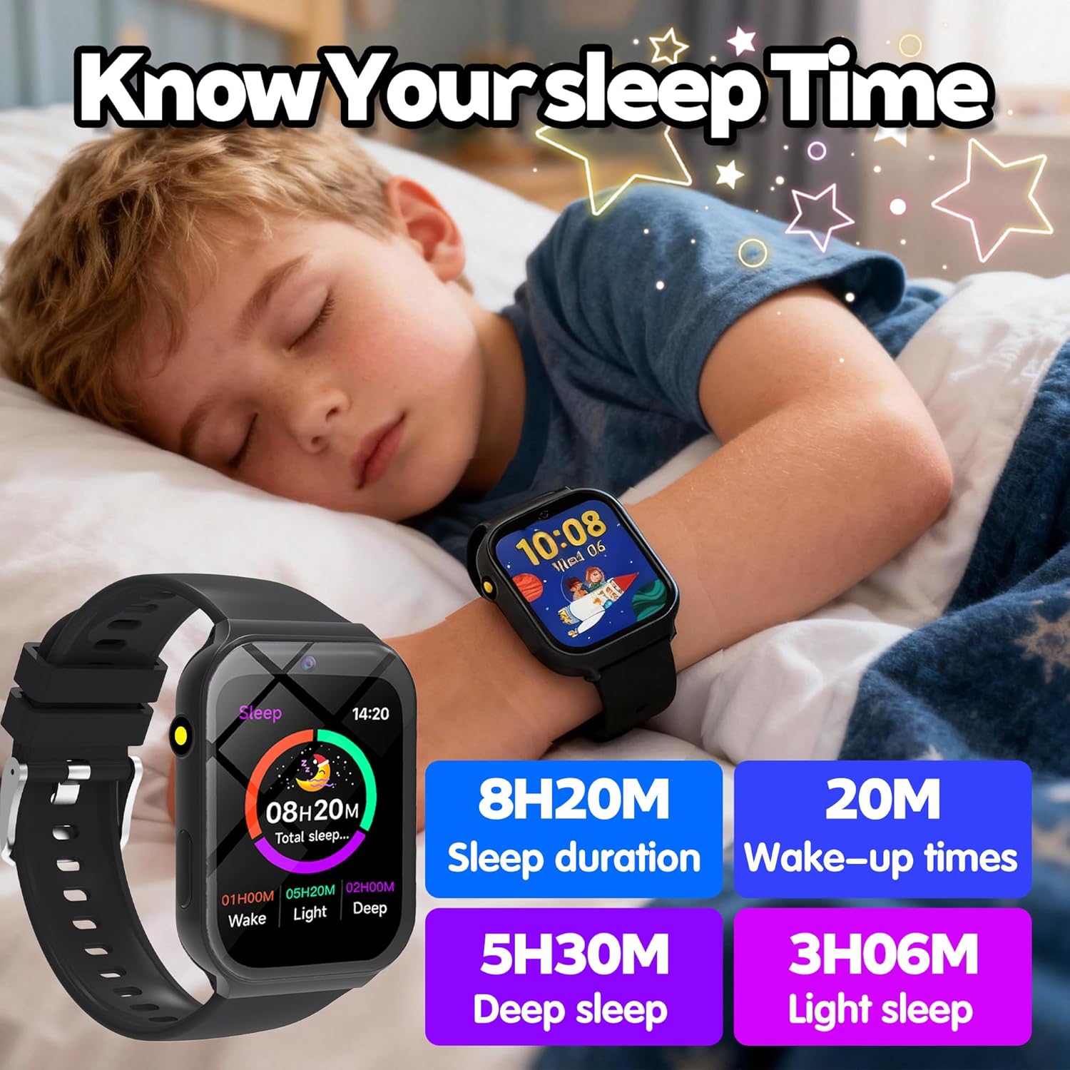 Detalle de Kids Smart Watch for Girls Boys: A Practical First Tech Companion for Active Kids