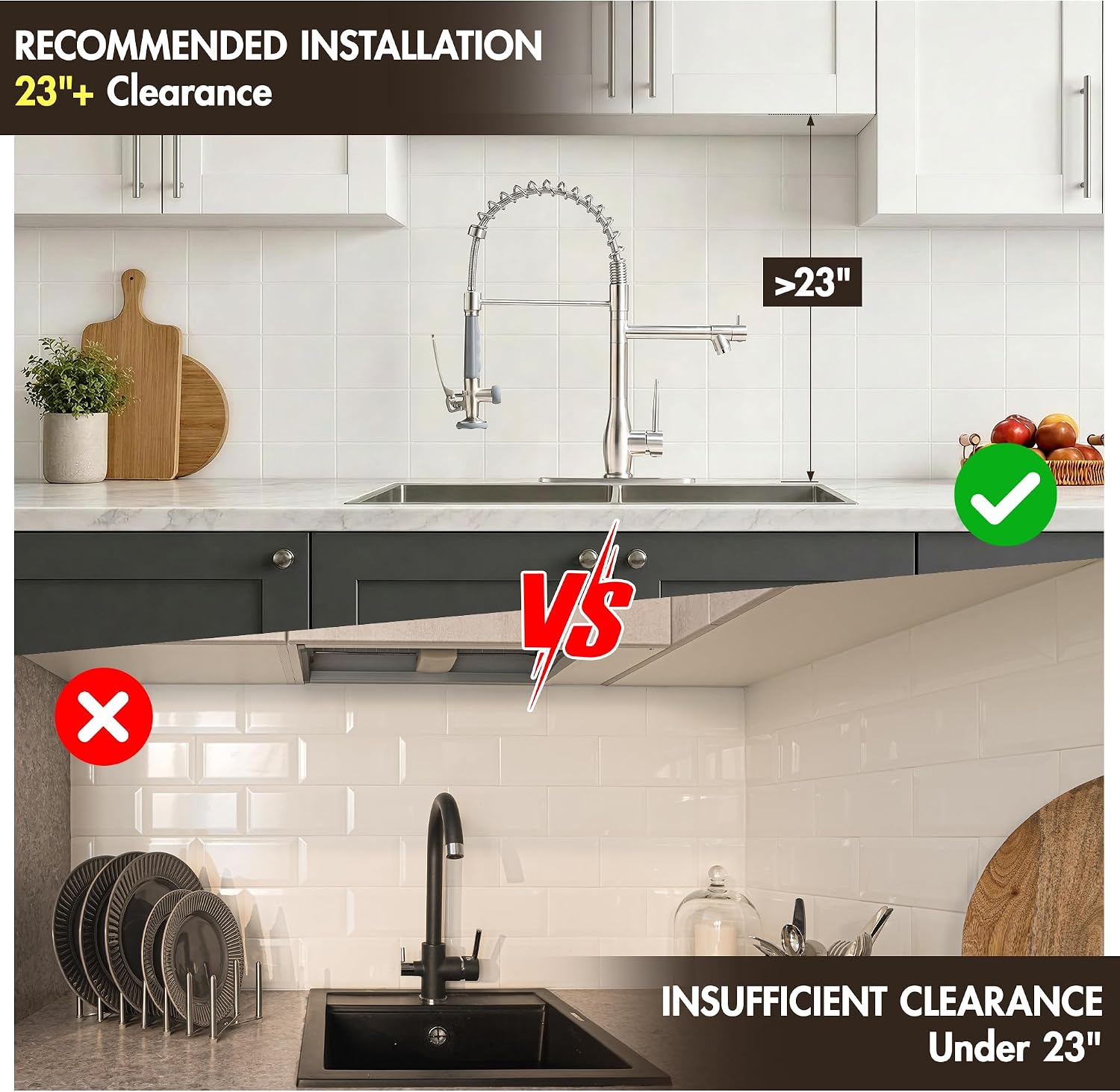 Thumbnail 4 de GIMILI Kitchen Faucet Stainless Steel
