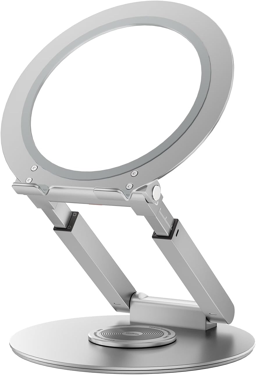 Detalle de Anifrim LS07B Telescopic Laptop Stand, 360° Rotation, Adjustable Height