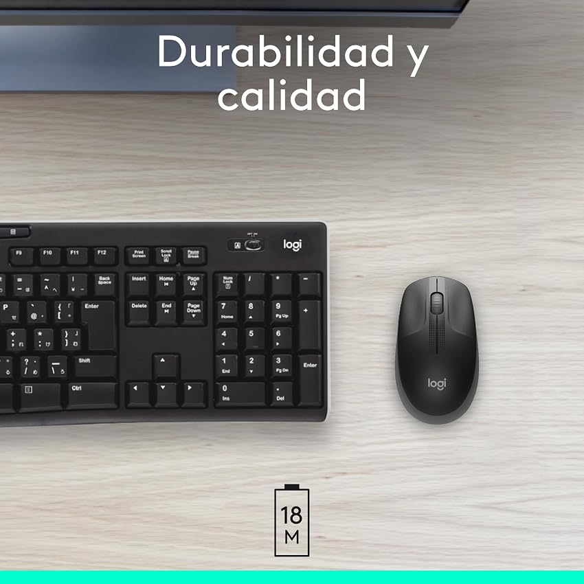 Thumbnail 5 de Logitech M190 Ratón inalámbrico negro 18 meses