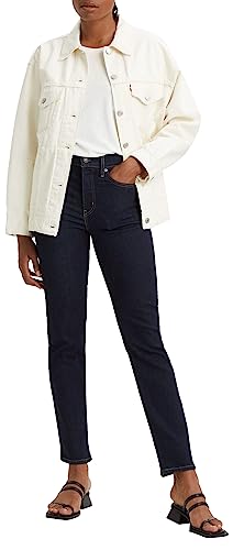 Detalle de Levi's Femme Jeans 724 High Rise Straight - Blue Wave Rinse, 32W/30L