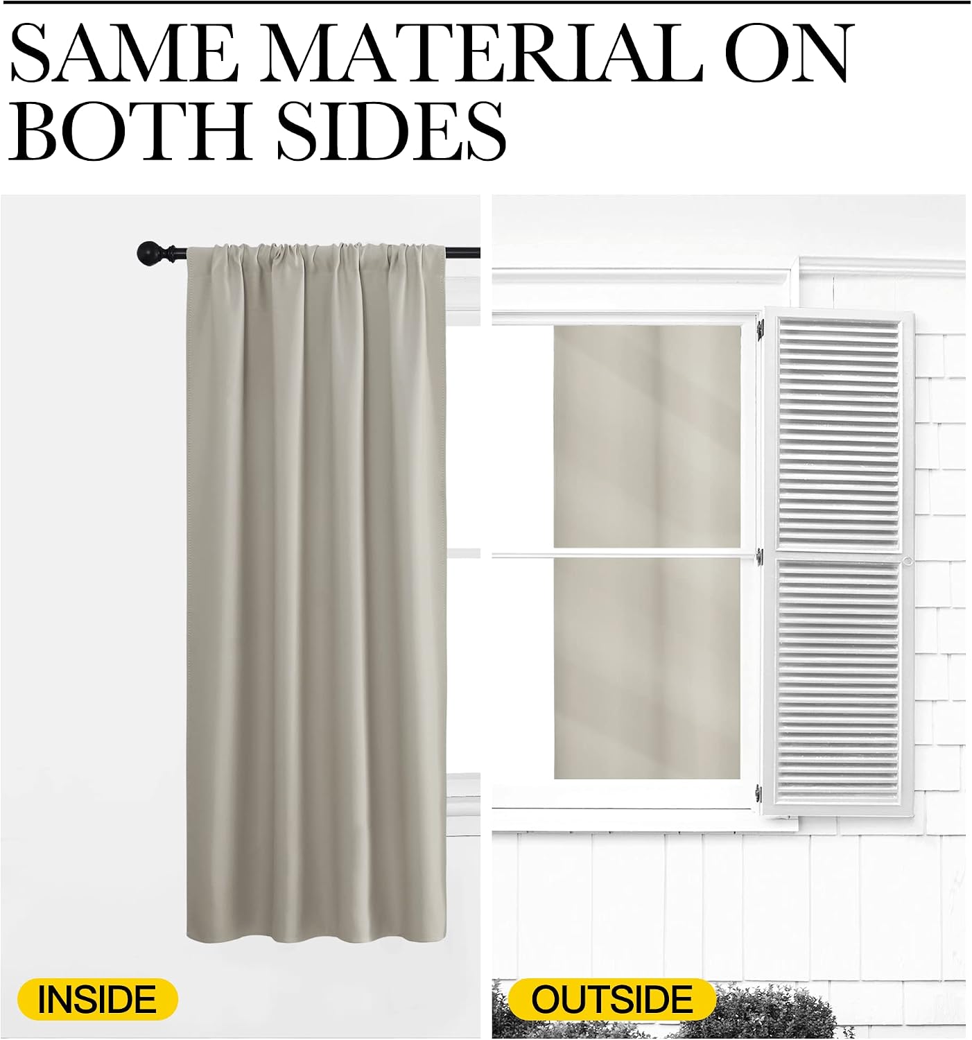 Thumbnail 5 de NICETOWN Blackout Curtains, 42 x 63 Inches