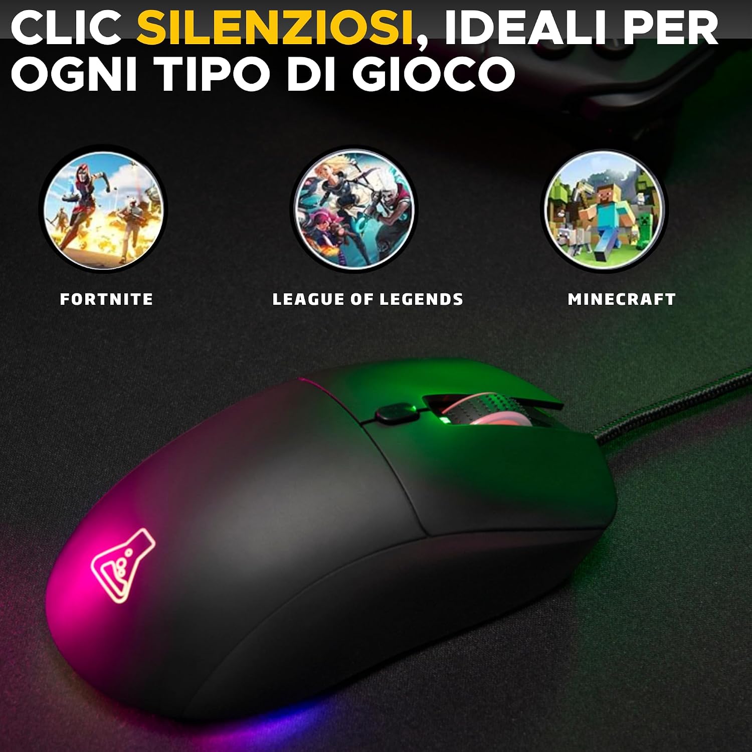 Thumbnail 5 de The G-Lab Kult Cobalt mouse gaming 12800 DPI
