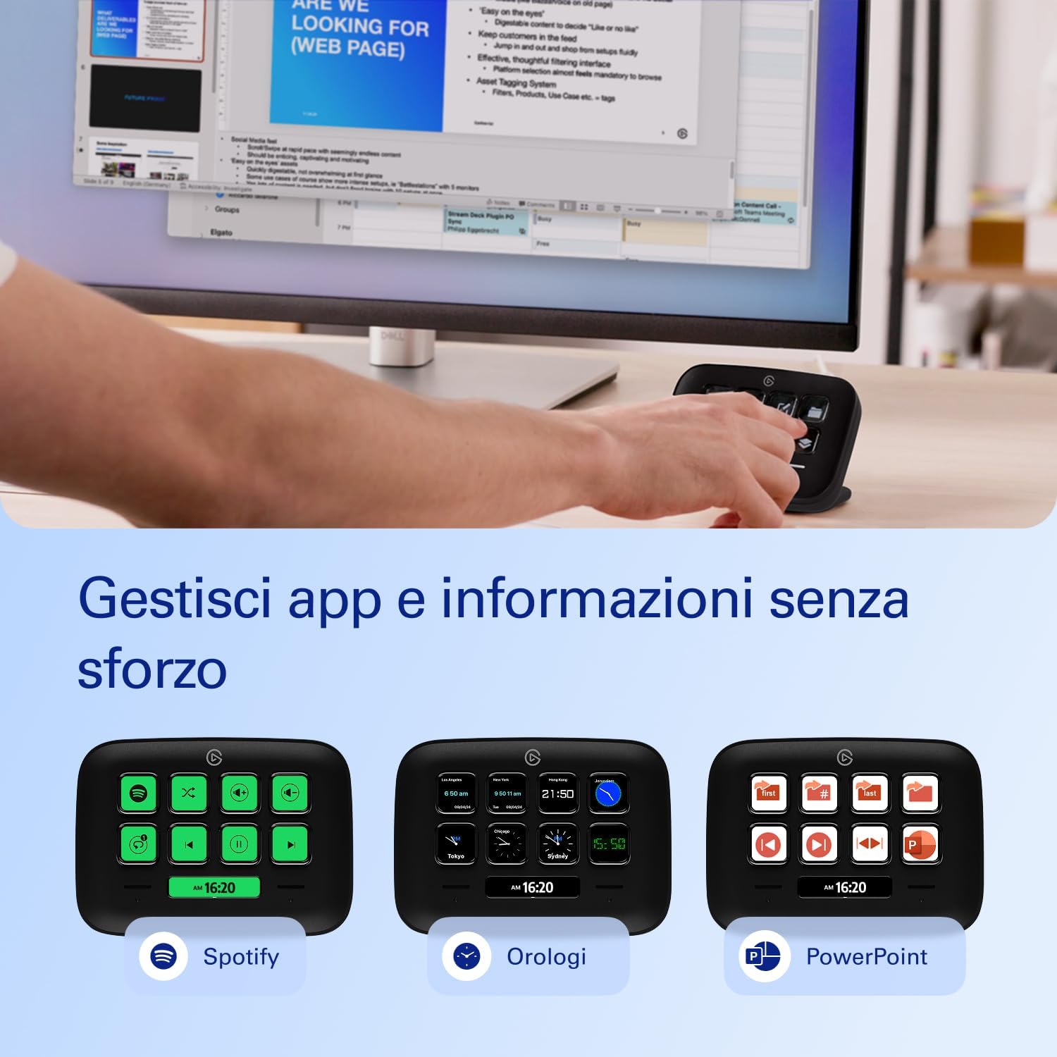 Detalle 2 de Elgato Stream Deck Neo Nero 8 tasti