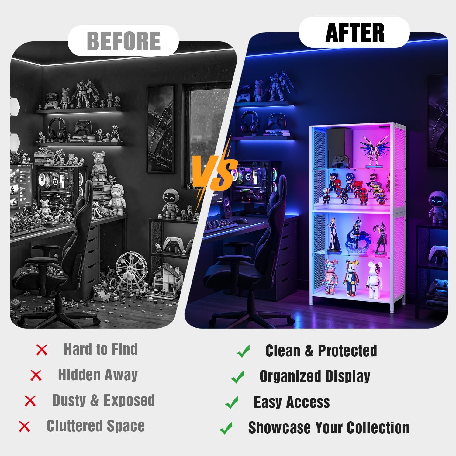 Thumbnail 6 de Display Cabinet with RGB Lighting