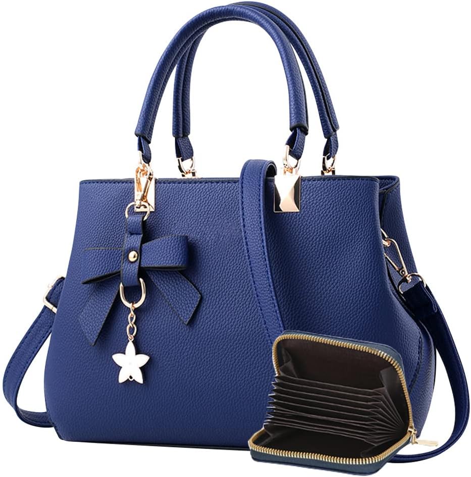 Thumbnail 6 de Wocharm PU Leather Ladies Shoulder Bag — Top Handle Tote for Work and Casual