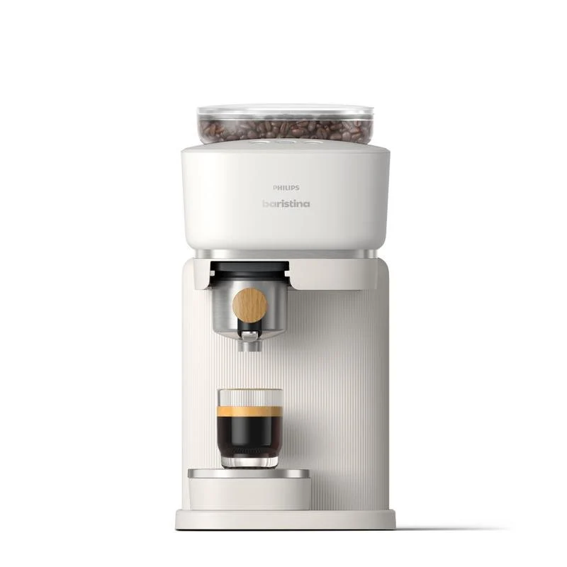 Detalle de Philips BAR302/20 cafetera espresso semiautomática con molinillo integrado y 16 bares