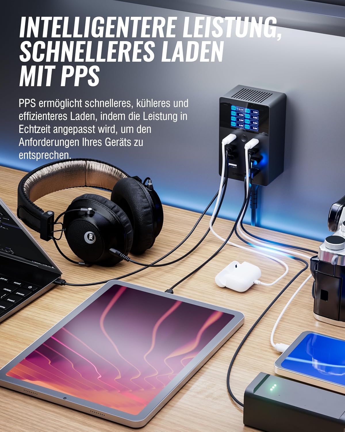 Thumbnail 6 de SABRENT USB-Ladestation 252 W 8-Port