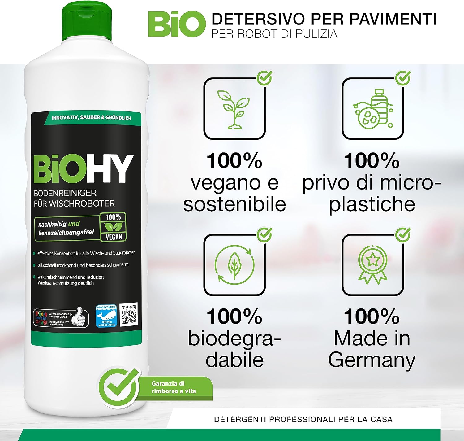 Thumbnail 1 de BiOHY Detersivo per pavimenti 2×1 l concentrato