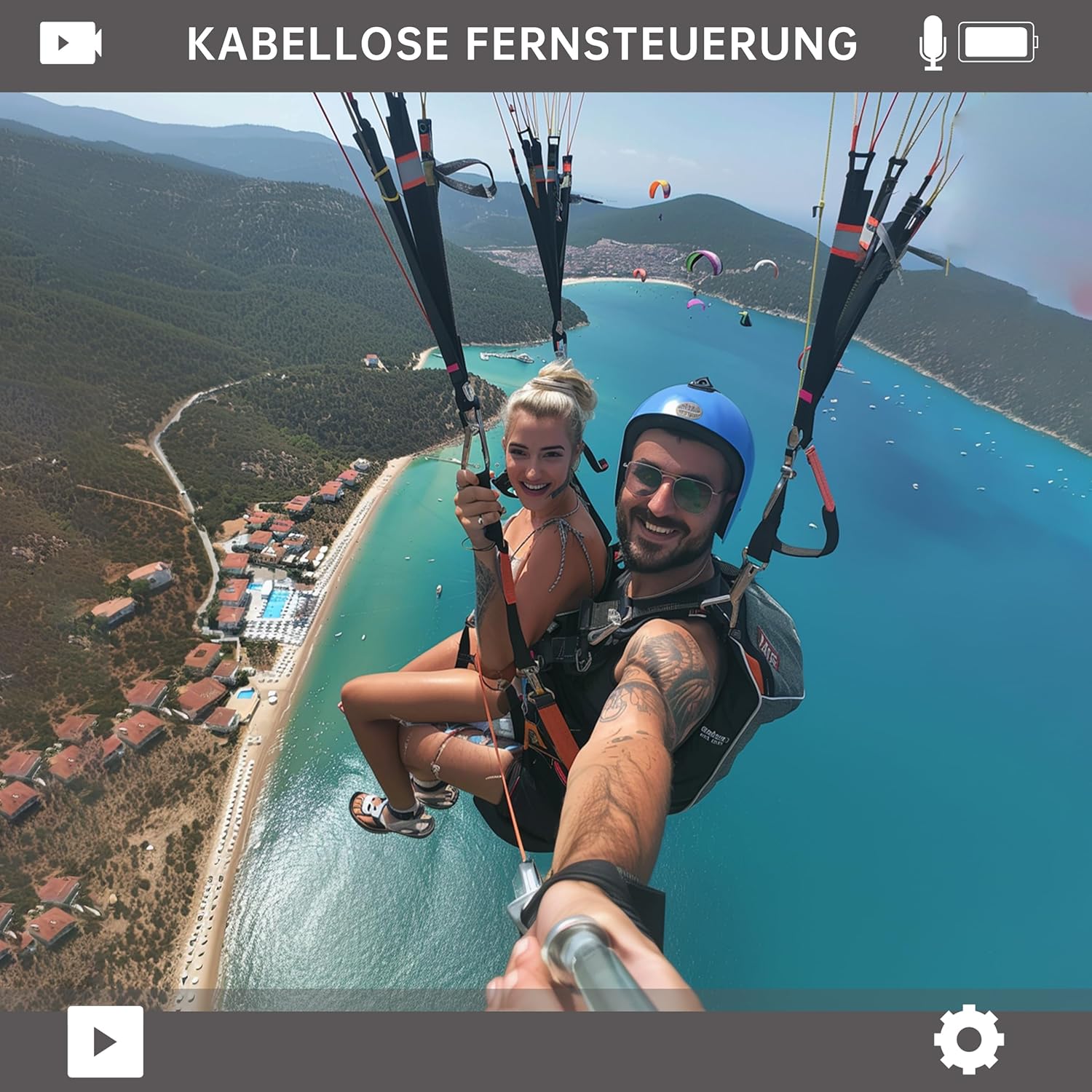 Thumbnail 6 de syndesmos Action Cam 4K 60FPS – Unterwasser-Kamera bis 40 m mit 64 GB Kit