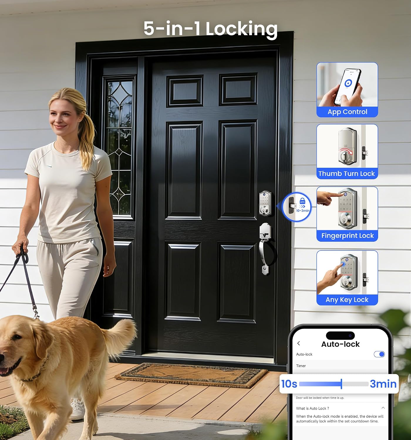 Thumbnail 6 de Veise Fingerprint Smart Door Lock