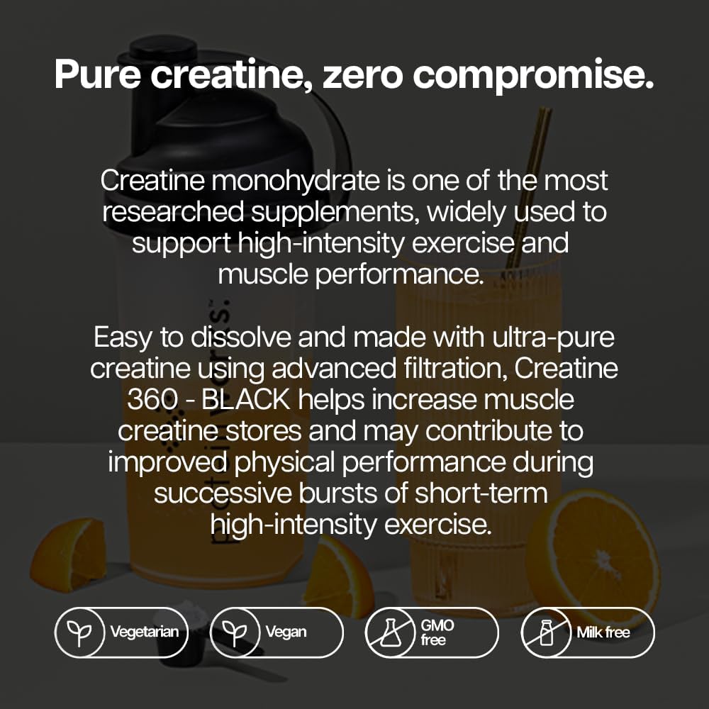 Detalle 1 de The Protein Works Creatine 360 - BLACK, 100g Unflavoured Creatine Powder